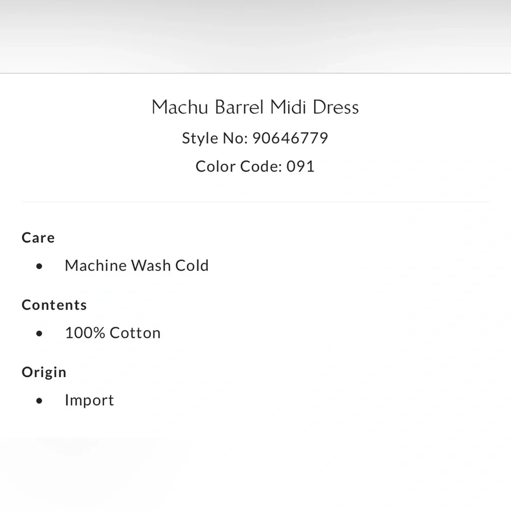 Free People Black Machu Barrel Midi Dress - Picture 13 of 13